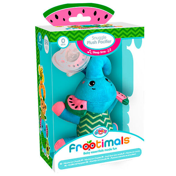 Chupete con peluche Melany Melephant Frootimals de FROOTIMALS - Frikibase.com