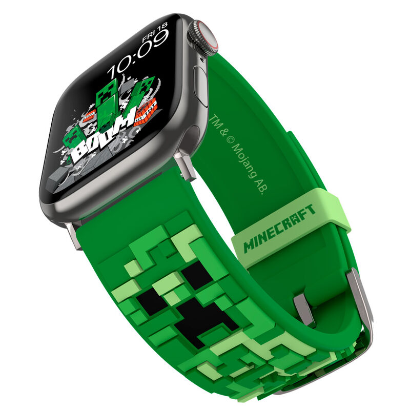 Correa Smartwatch 3D + esferas Creeper Minecraft de MOBYFOX - Frikibase.com