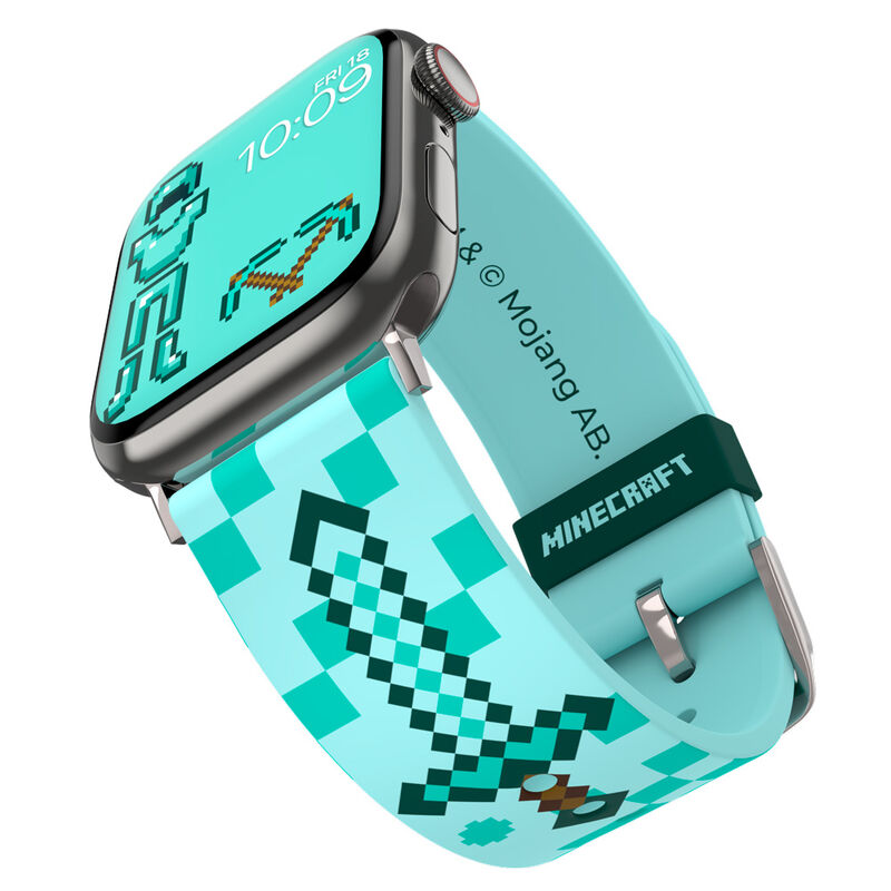 Correa Smartwatch + esferas Iconic Minecraft de MOBYFOX - Frikibase.com