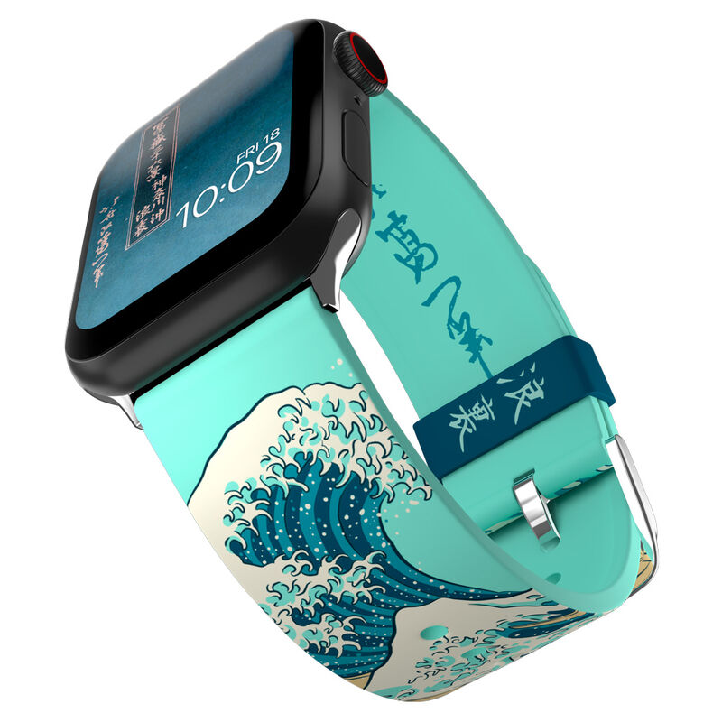 Correa Smartwatch + esferas La Gran Ola Hokusai de MOBYFOX - Frikibase.com