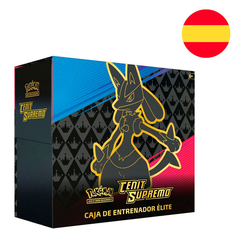 Estuche Juego cartas coleccionables Entrenador Cenit Supremo Espada y Escudo Pokemon de BANDAI - Frikibase.com