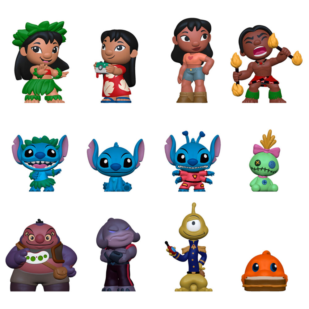 Expositor 12 Figuras Mystery Minis Disney Lilo and Stitch surtido de FUNKO - Frikibase.com