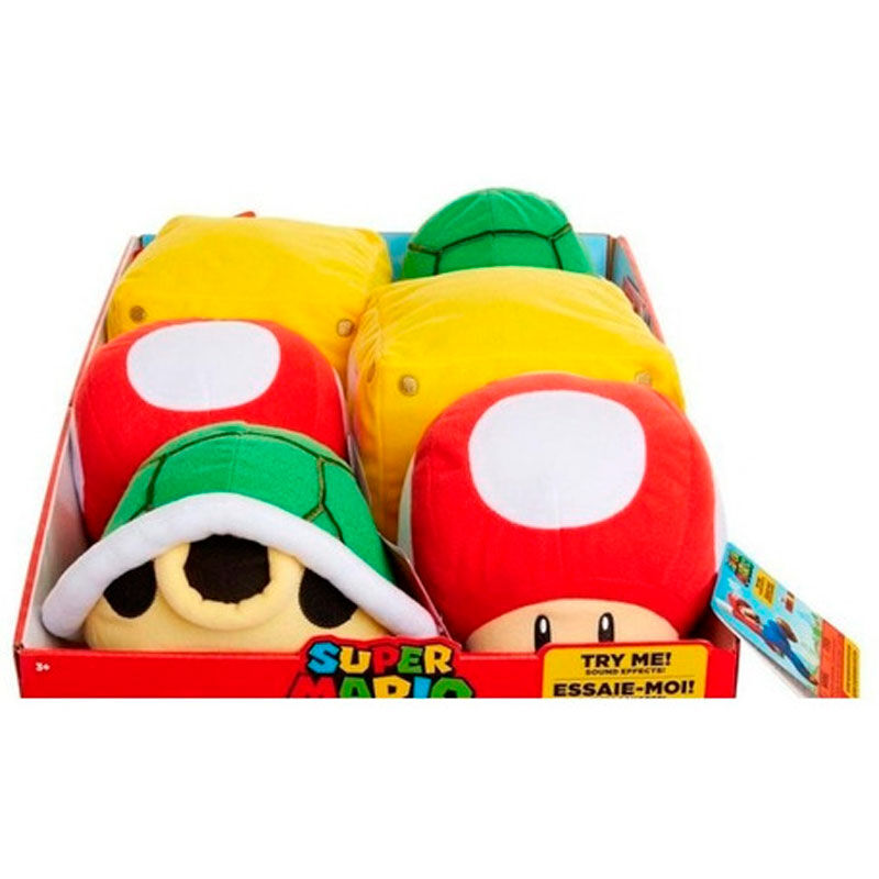 Expositor 6 Peluches Super Mario Bros sonido de JAKKS PACIFIC - Frikibase.com