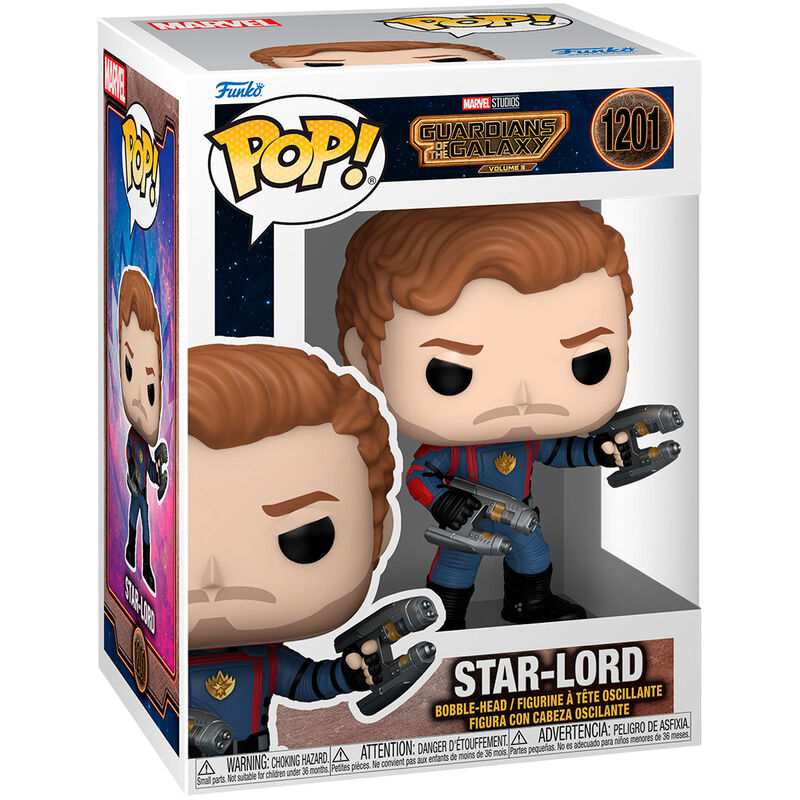 Figura POP Marvel Guardianes de la Galaxia Star-Lord de FUNKO - Frikibase.com