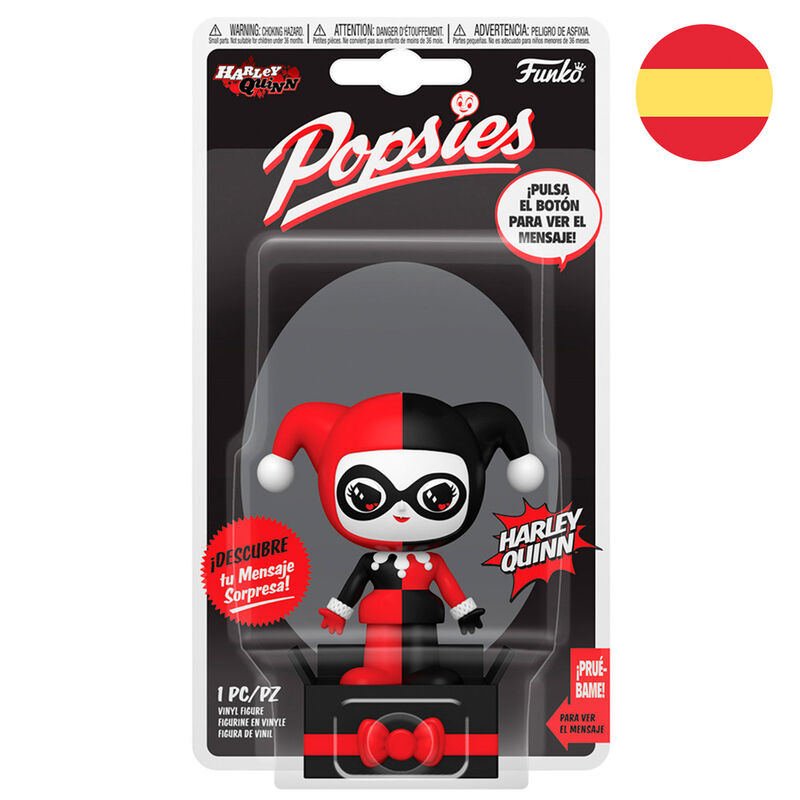 Figura Popsies DC Comics Harley Quinn Español de FUNKO - Frikibase.com