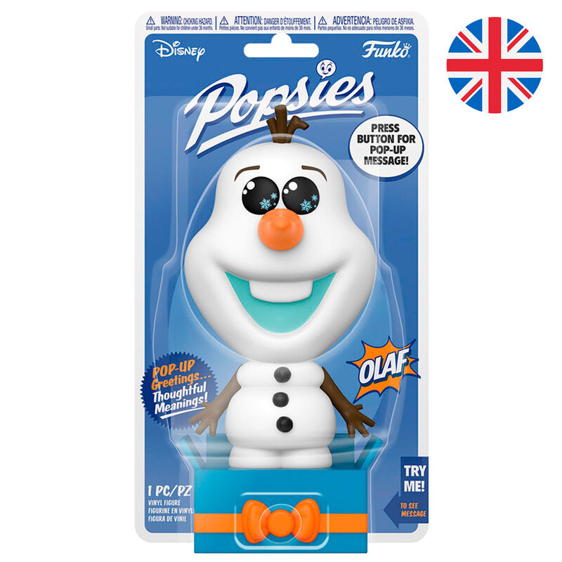 Figura Popsies Disney Frozen Olaf Ingles de FUNKO - Frikibase.com