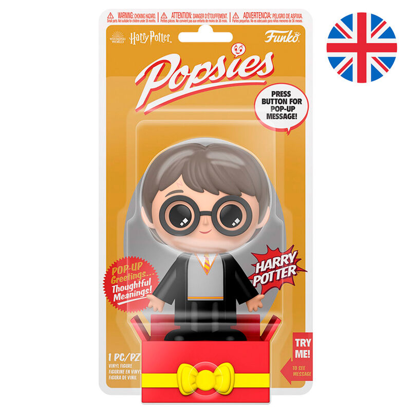 Figura Popsies Harry Potter Harry Ingles de FUNKO - Frikibase.com