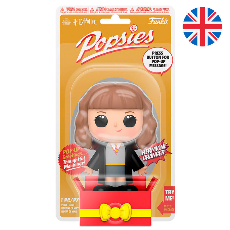 Figura Popsies Harry Potter Hermione Ingles de FUNKO - Frikibase.com