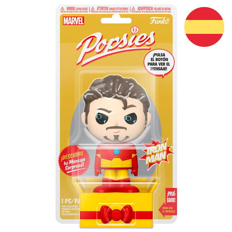 Figura Popsies Marvel Iron Man Español de FUNKO - Frikibase.com