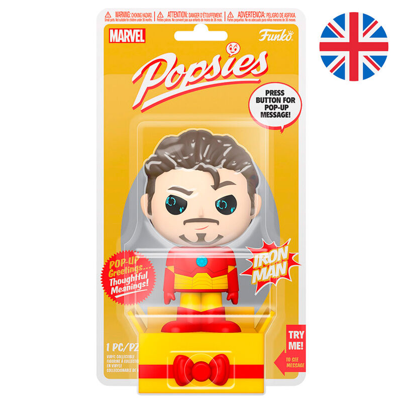 Figura Popsies Marvel Iron Man Ingles de FUNKO - Frikibase.com