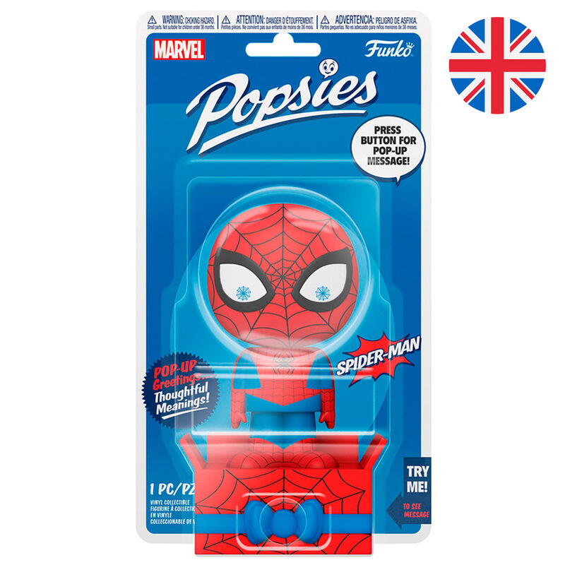 Figura Popsies Marvel Spiderman Ingles de FUNKO - Frikibase.com