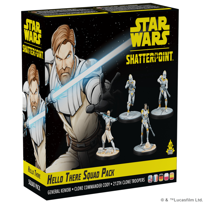 Hello There General Obi-Wan Kenobi Squad Pack - Star Wars Shatterpoint