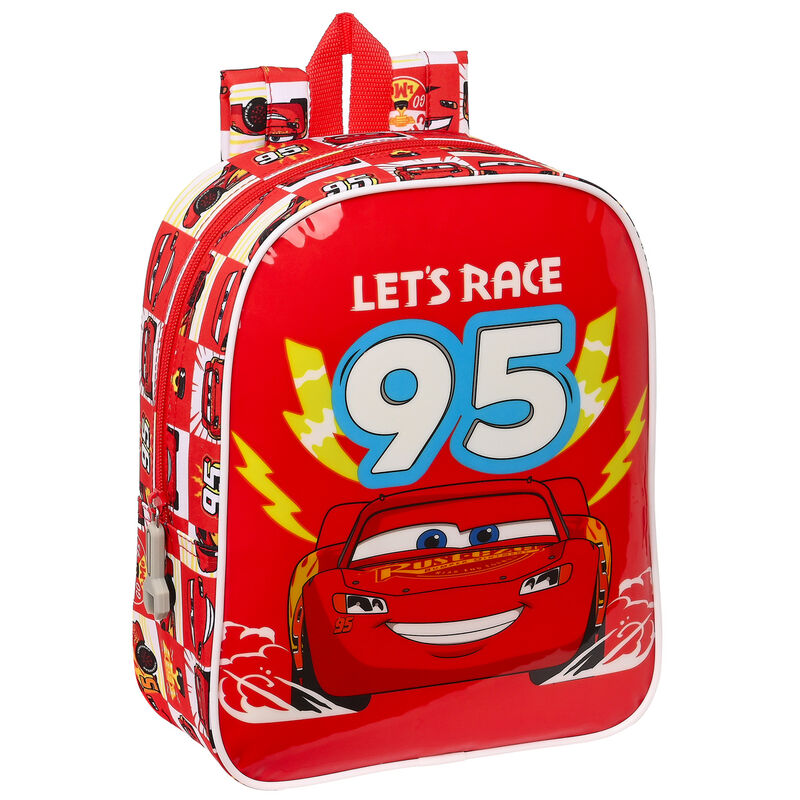 Mochila Lets Race Cars Disney Pixar 27cm adaptable de SAFTA - Frikibase.com