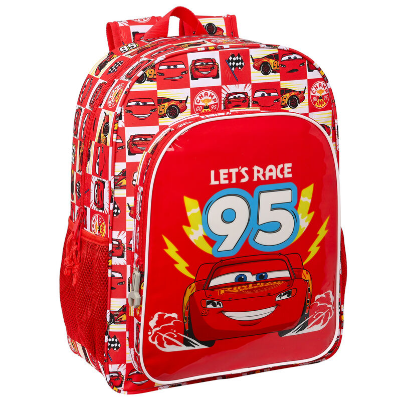 Mochila Lets Race Cars Disney Pixar 42cm adaptable de SAFTA - Frikibase.com