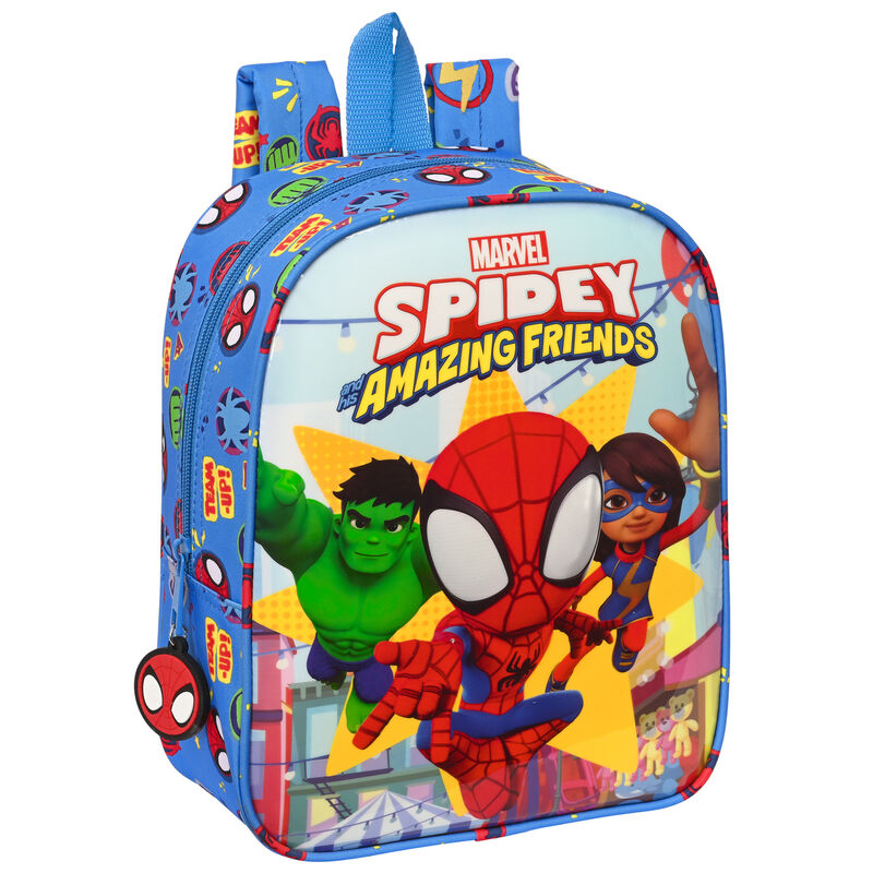 Mochila Team Up Spidey Spiderman Marvel 27cm adaptable de SAFTA - Frikibase.com