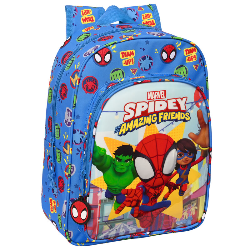 Mochila Team Up Spidey Spiderman Marvel 34cm adaptable de SAFTA - Frikibase.com