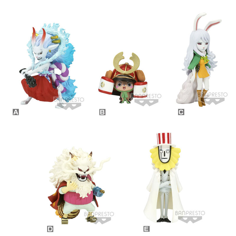 Pack 12 Figuras World Collectable Wanokuni Onigashima 7 One Piece 7cm de BANPRESTO - Frikibase.com