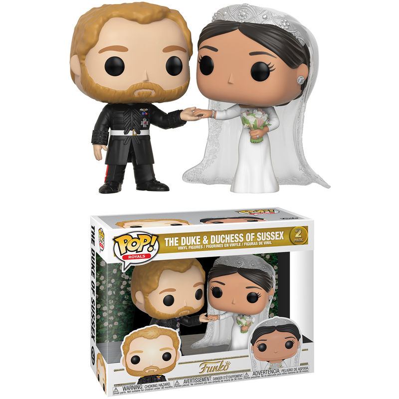 Pack 2 figuras Royal Wedding Duke Duchess Sussex de FUNKO - Frikibase.com