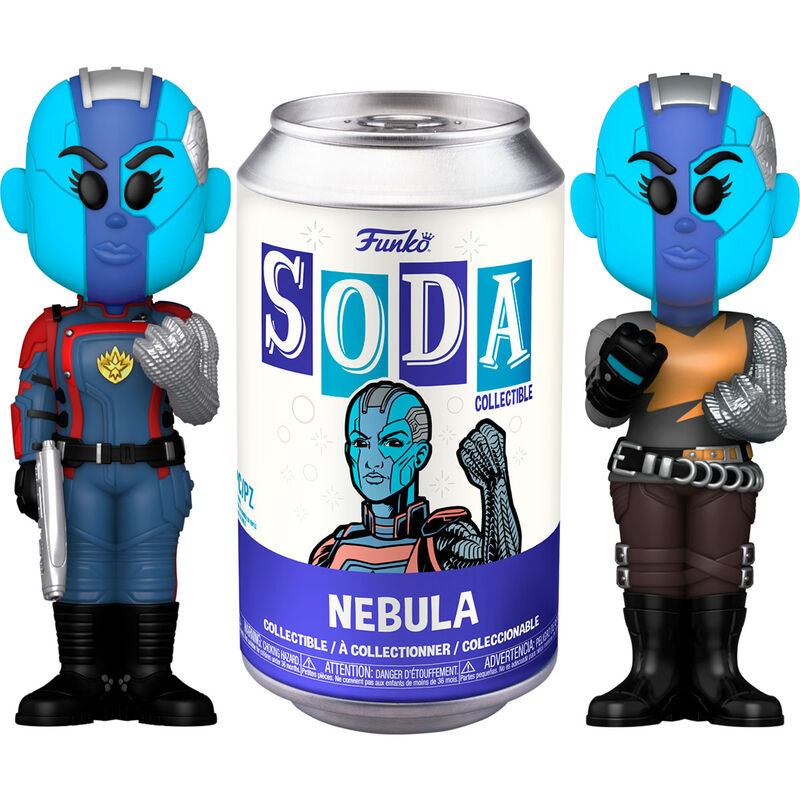 Pack 6 Figuras Vinyl SODA Marvel Guardianes de la Galaxia Nebula 5 + 1 Chase de FUNKO - Frikibase.com