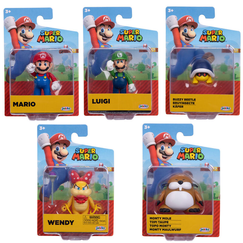 Pack 8 Figuras Super Mario wave 40 Super Mario Bros 6cm surtido de JAKKS PACIFIC - Frikibase.com