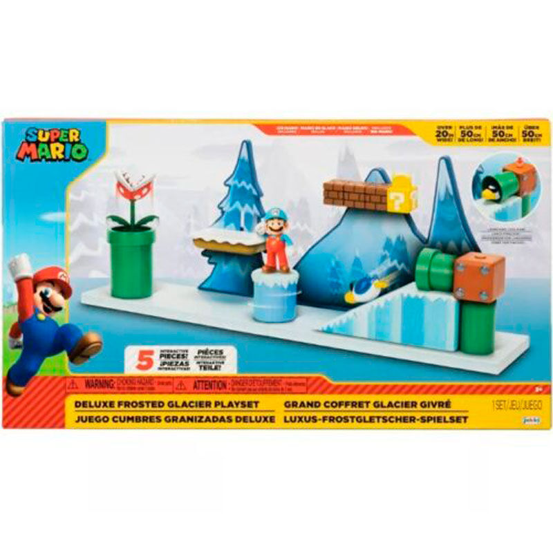 Playset Cumbres Granizadas Deluxe Super Mario Bros de JAKKS PACIFIC - Frikibase.com