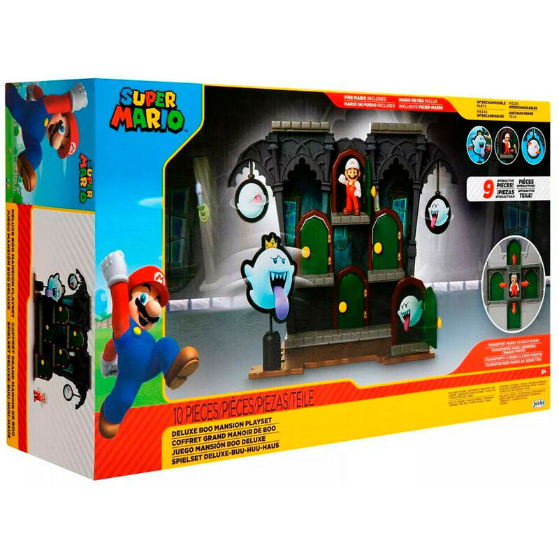 Playset Mansion Boo Deluxe Super Mario Bros de JAKKS PACIFIC - Frikibase.com