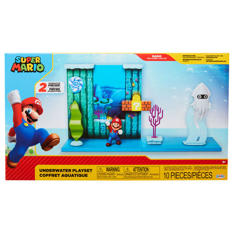 Playset Underwater Super Mario Bros de JAKKS PACIFIC - Frikibase.com