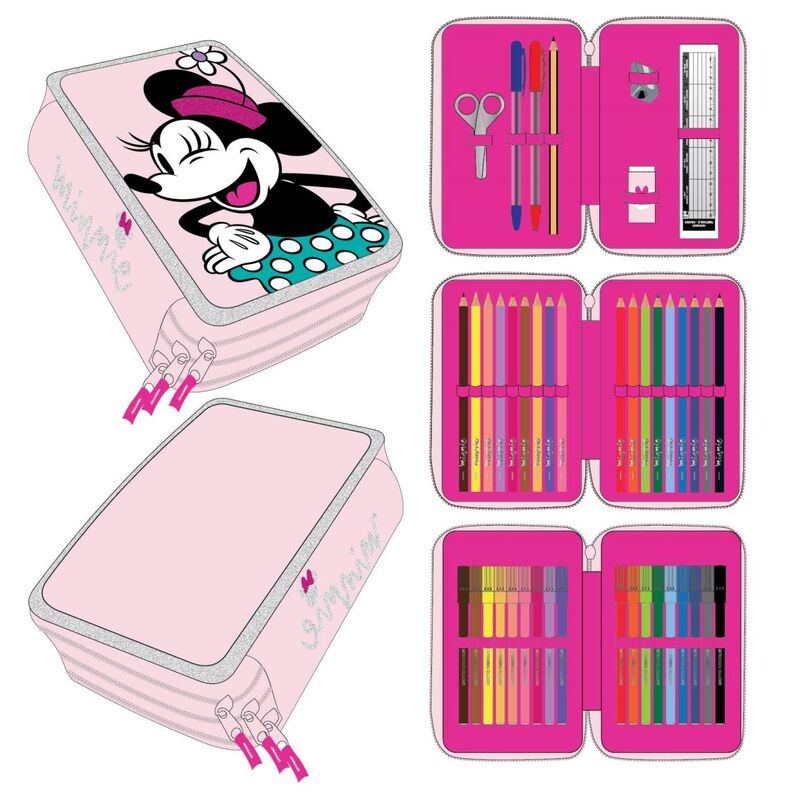 Plumier Minnie Disney triple de CERDÁ - Frikibase.com