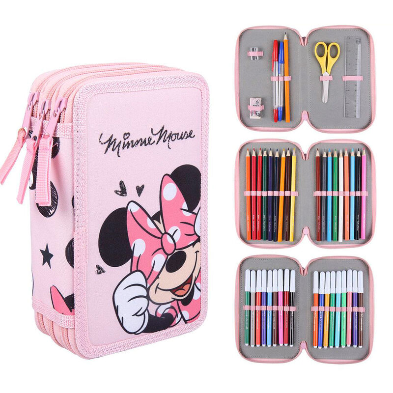 Plumier Minnie Disney triple de CERDÁ - Frikibase.com