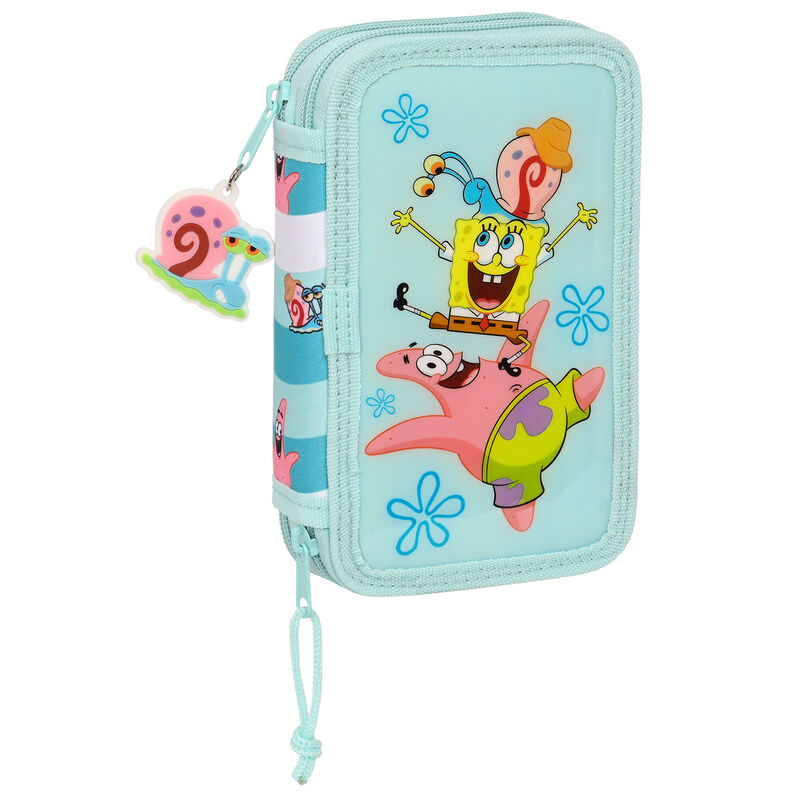 Plumier Stay Positive Bob Esponja doble 28pzs de SAFTA - Frikibase.com