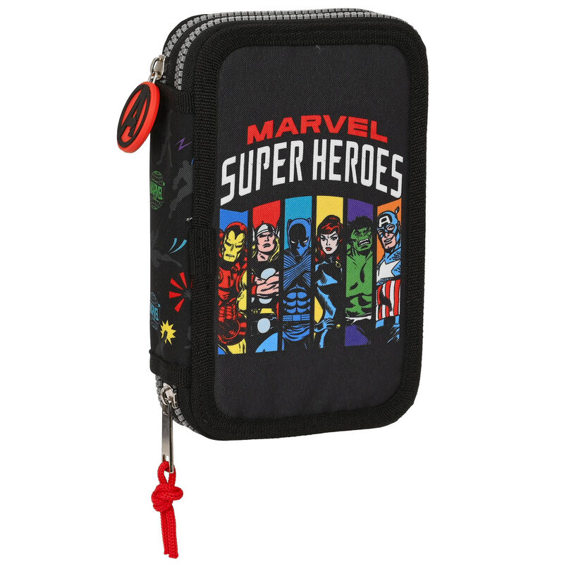 Plumier Super Heroes Los Vengadores Avengers Marvel doble 28pzs de SAFTA - Frikibase.com