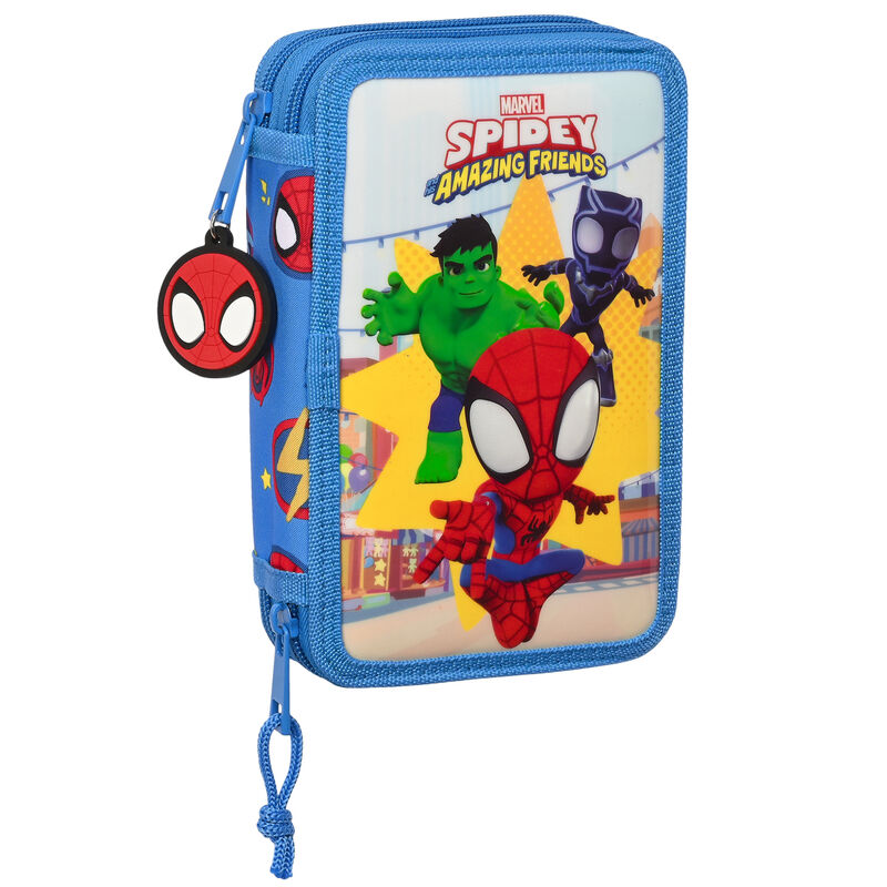 Plumier Team Up Spidey Spiderman Marvel doble 28pzs de SAFTA - Frikibase.com