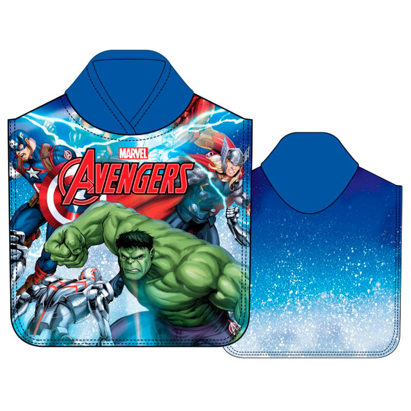 Poncho toalla Los Vengadores Avengers Marvel microfibra de MARVEL - Frikibase.com