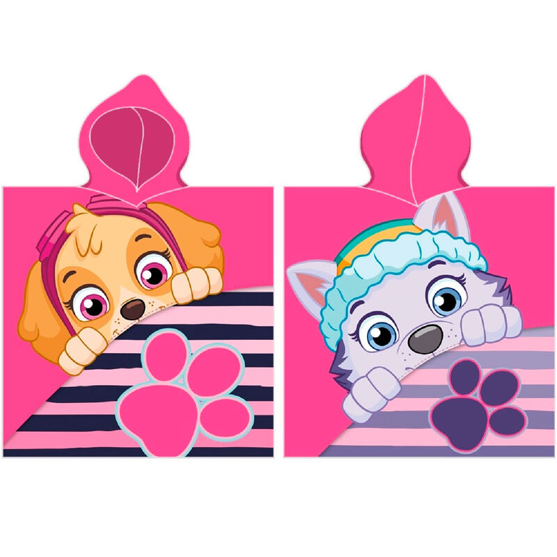 Poncho toalla Patrulla Canina Paw Patrol microfibra de NICKELODEON - Frikibase.com