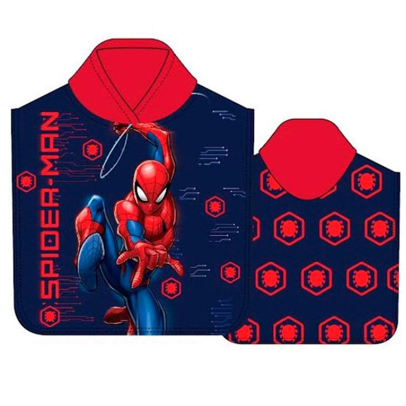 Poncho toalla Spiderman Marvel microfibra de MARVEL - Frikibase.com