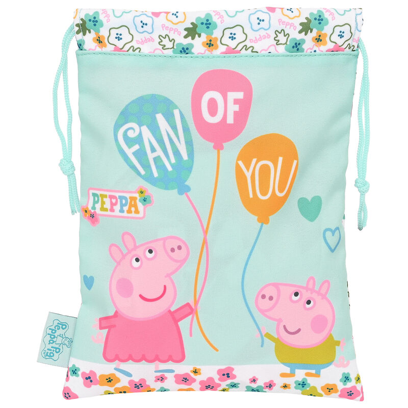 Saco merienda Cosy Corner Peppa Pig 25cm de SAFTA - Frikibase.com