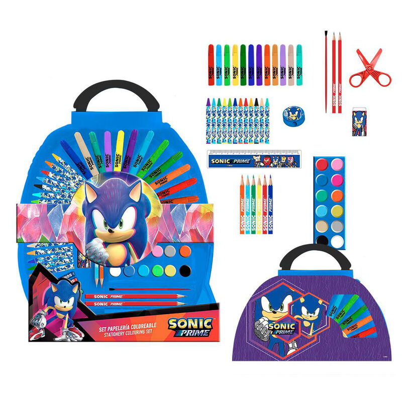 Set Papeleria Sonic Prime 50pzs de CERDÁ - Frikibase.com