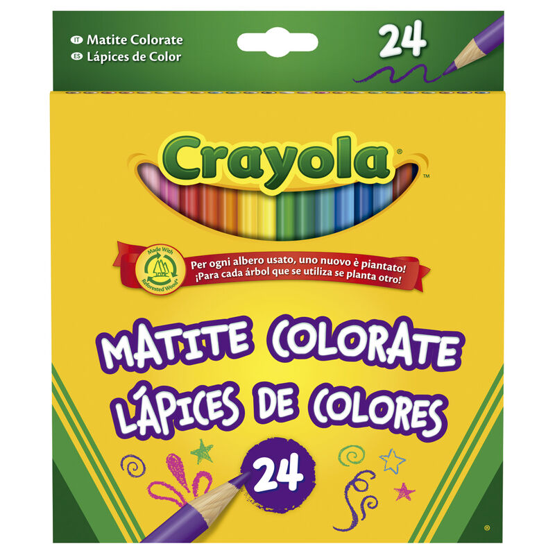 Blister 24 lapices de colores Crayola de CRAYOLA - Frikibase.com