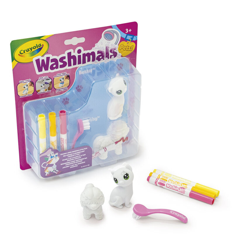 Blister Perrito y Gatito Pets Washimals Grayola de CRAYOLA - Frikibase.com