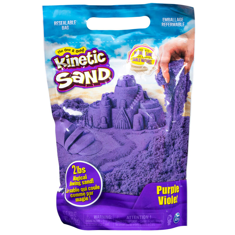 Bolsa Arena Kinetic Sand morada de SPIN MASTER - Frikibase.com