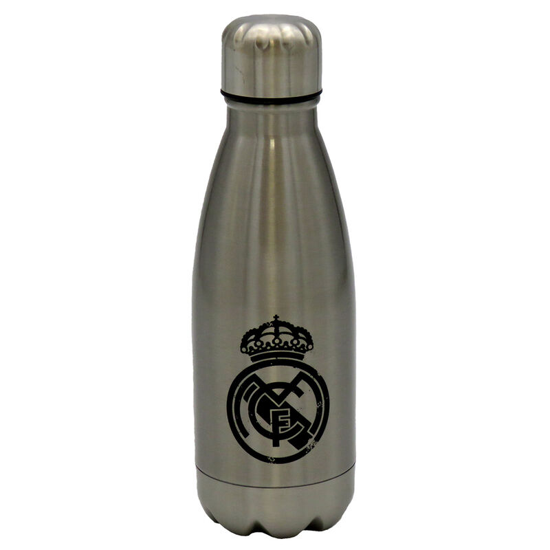 Botella acero inoxidable Real Madrid plateada 550ml de CYP BRANDS - Frikibase.com