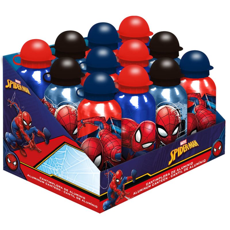 Cantimplora (surtido) aluminio Spiderman Marvel 500ml