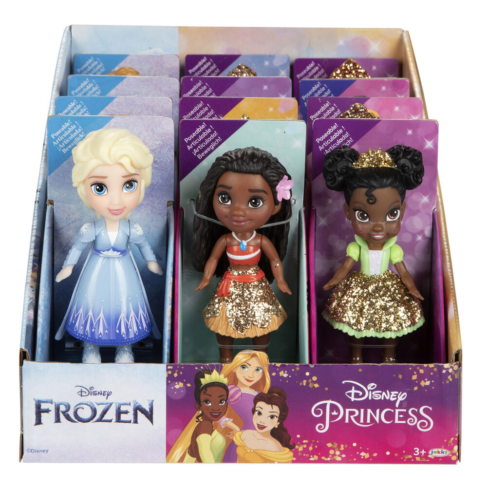 Expositor 16 Mini Muñecas Princesas Disney 8cm surtido de JAKKS PACIFIC - Frikibase.com