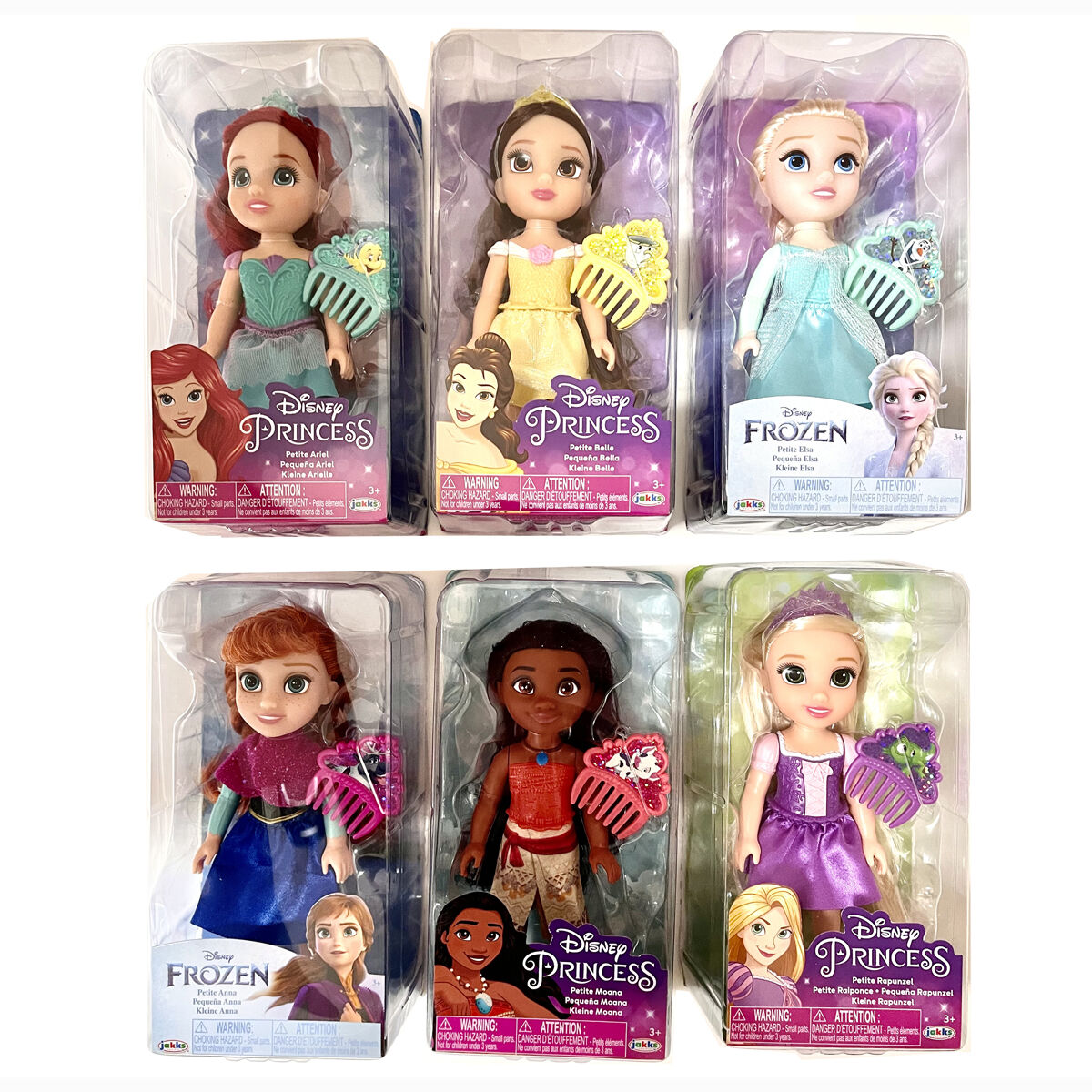 Expositor 8 Muñecas Princesas Disney 15cm surtido de JAKKS PACIFIC - Frikibase.com