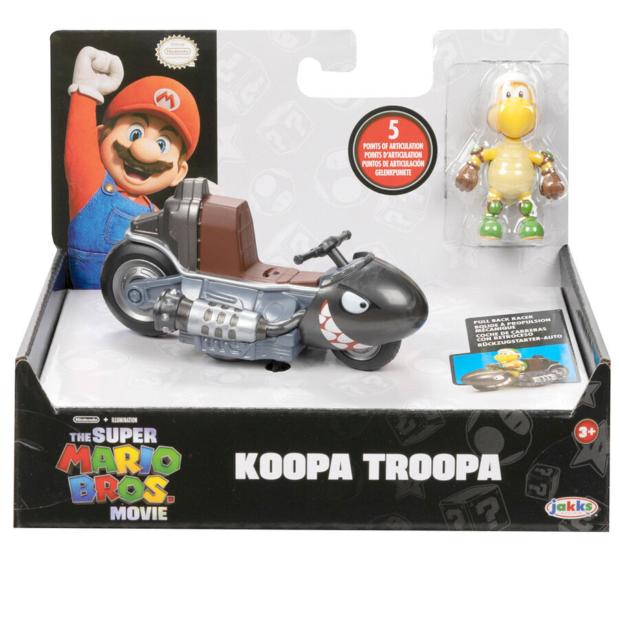 Figura Koopa Troopa Kart La Pelicula Mario Kart 6cm de JAKKS PACIFIC - Frikibase.com