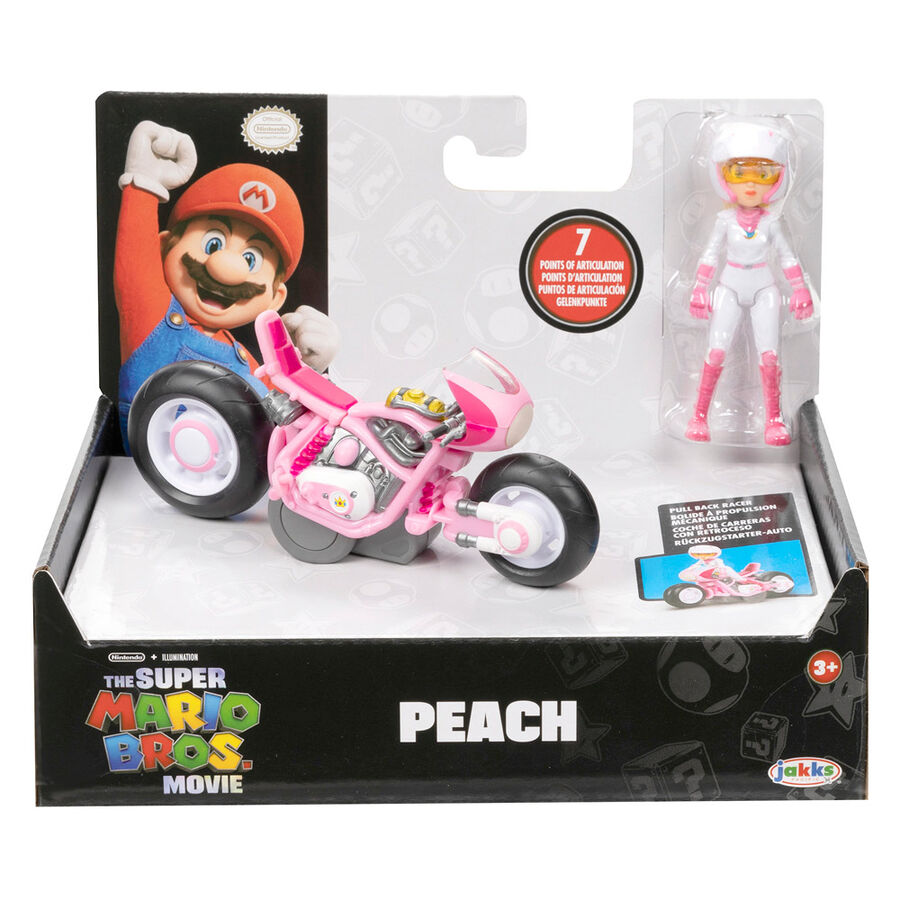 Figura Peach Kart La Pelicula Mario Kart 7cm de JAKKS PACIFIC - Frikibase.com