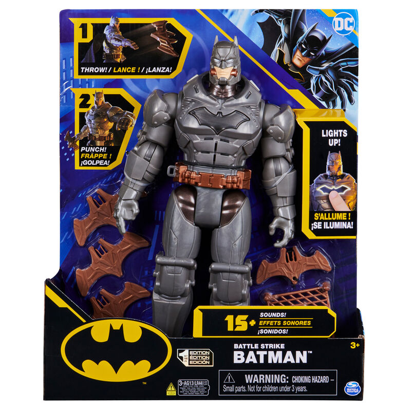 Figura electronica Battle Strike Batman DC Comics de SPIN MASTER - Frikibase.com