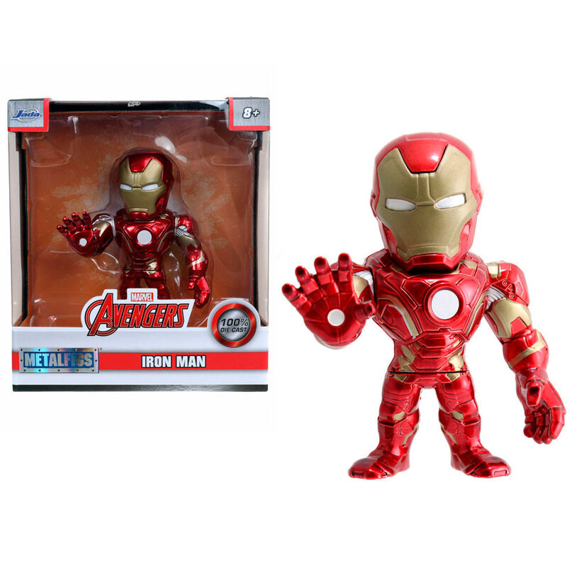 Figura metal die cast Iron Man Los Vengadores Avengers Marvel 10cm de JADA TOYS - Frikibase.com