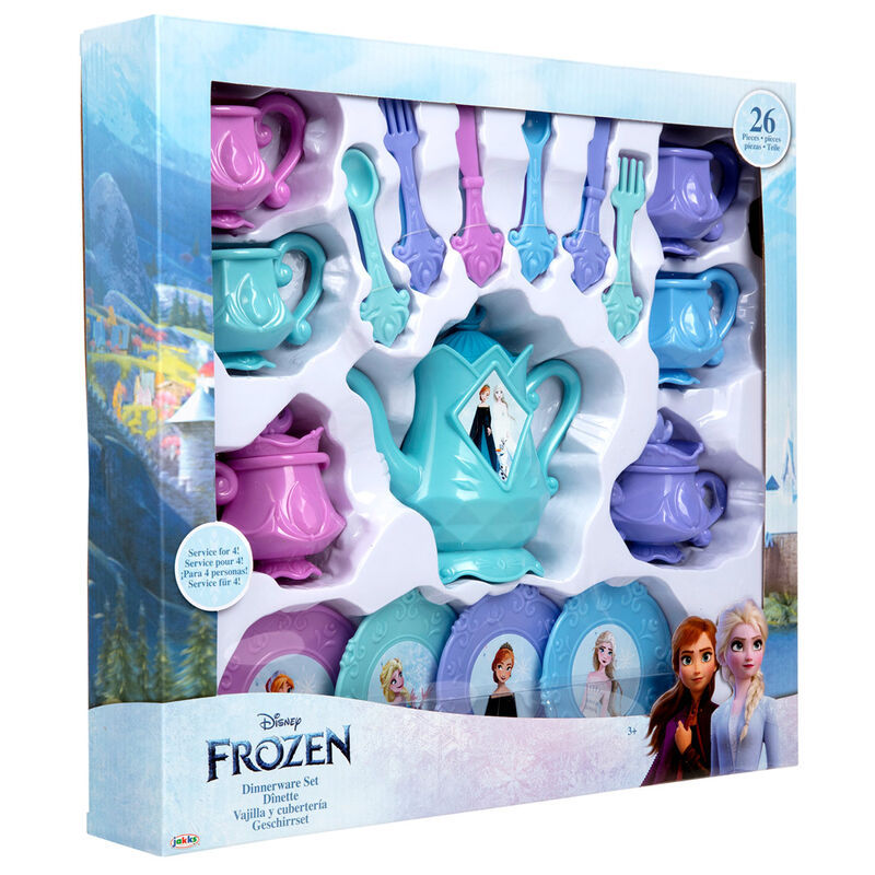 Juego de Vajilla Frozen Disney 26pzs de JAKKS PACIFIC - Frikibase.com