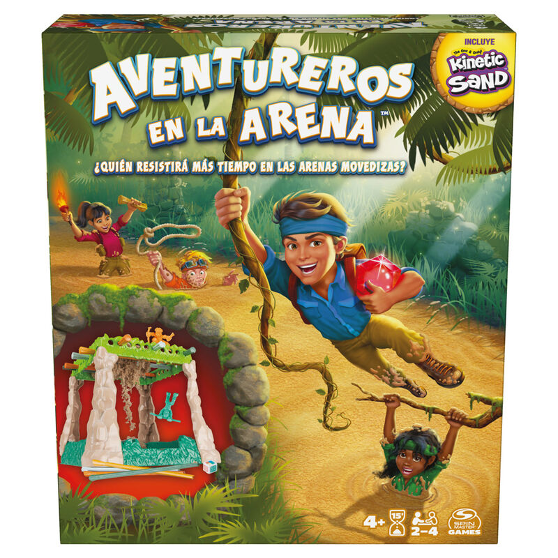 Juego mesa Aventureros en la Arena Kinetic Sand de SPIN MASTER - Frikibase.com